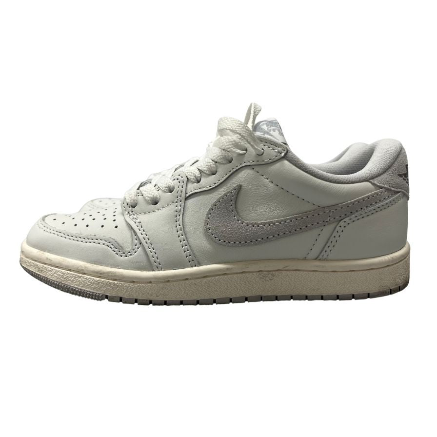 美品◆ナイキ スニーカー エア ジョーダン 1 ロー 85 OG FB9933-100 レディース サイズ23cm ホワイト NIKE AIR JORDAN 1 LOW 85 Neutral Grey【AFD6】