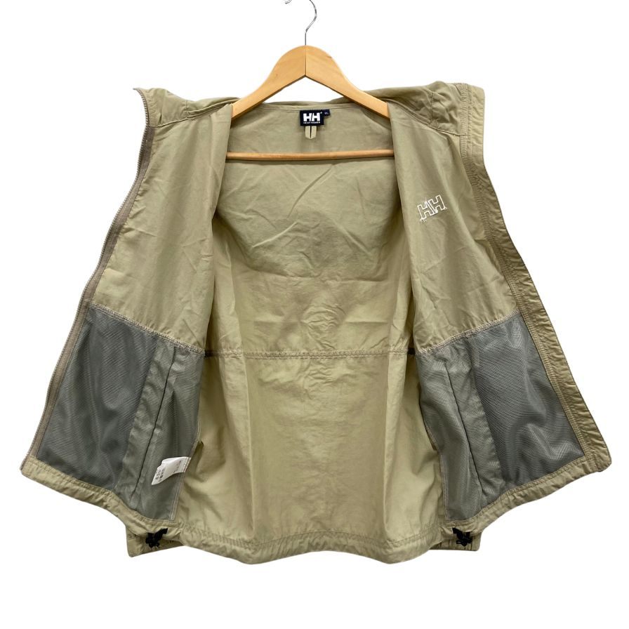 美品◆ヘリーハンセン ナイロンジャケット カーキ サイズWL レディース HELLY HANSEN 【AFB20】