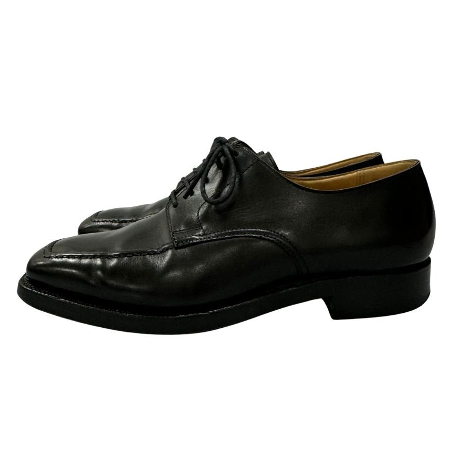 クロケット&ジョーンズ レザーシューズ Uチップ ベイズウォーター カーフ ブラック サイズ5E メンズ CROCKETT&JONES BAYSWATER 約23.5cm【LA】