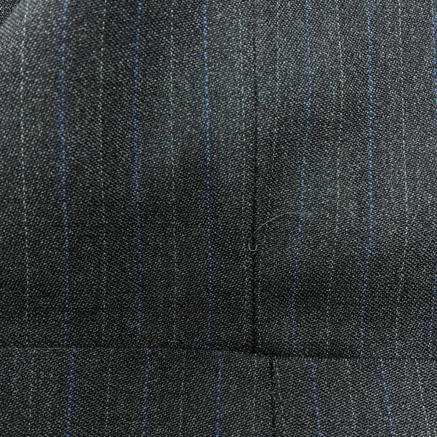 リングヂャケット×カノニコ スーツ セットアップ ストライプ サイズ48 ブラック系 メンズ RING JACKET VITALE BARBERIS CANONICO【AFA24】