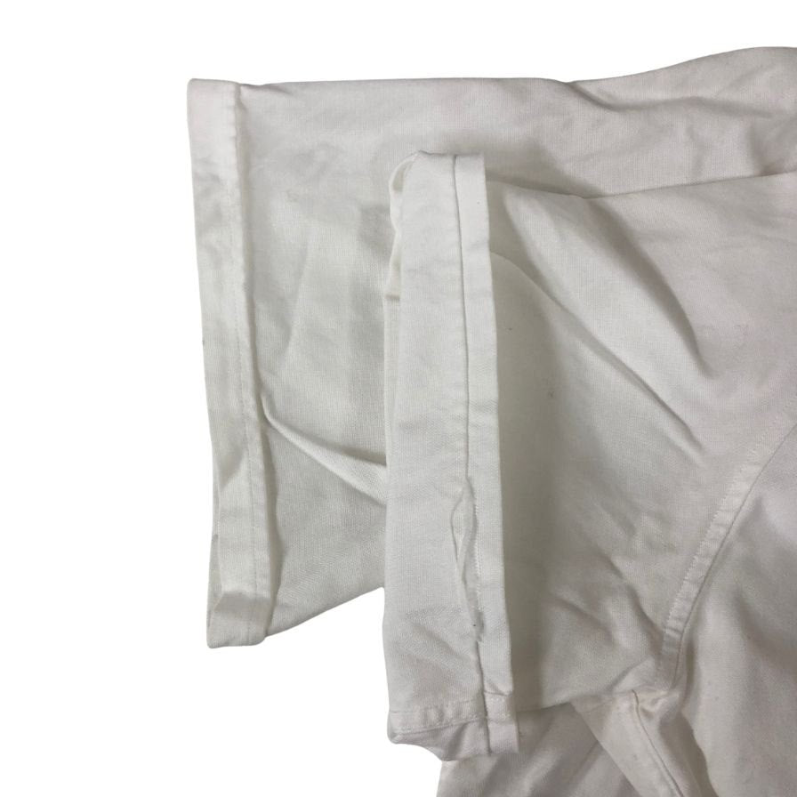 美品◆アクネ ストゥディオズ ボタンダウンシャツ 半袖 メンズ コットン サイズ 46 ホワイト ACNE STUDIOS 【AFB27】