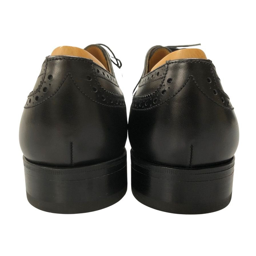 ジェイエムウエストン レザーシューズ セミブローグ パンチドキャップトゥ 310 ブラック サイズ9.5 J.M.WESTON ビジネスシューズ 約28.0cm【LA】【中古】