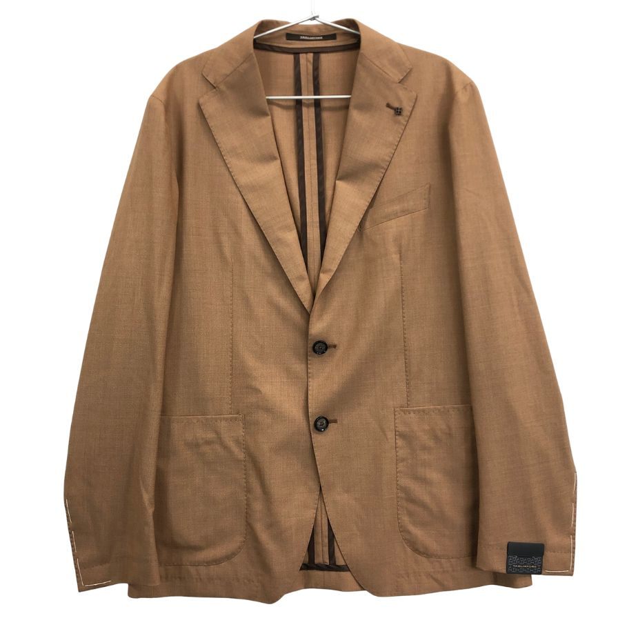 極美品◆タリアトーレ テーラードジャケット ダカール 2B メンズ サイズ50 ベージュ TAGLIATORE 【AFB7】
