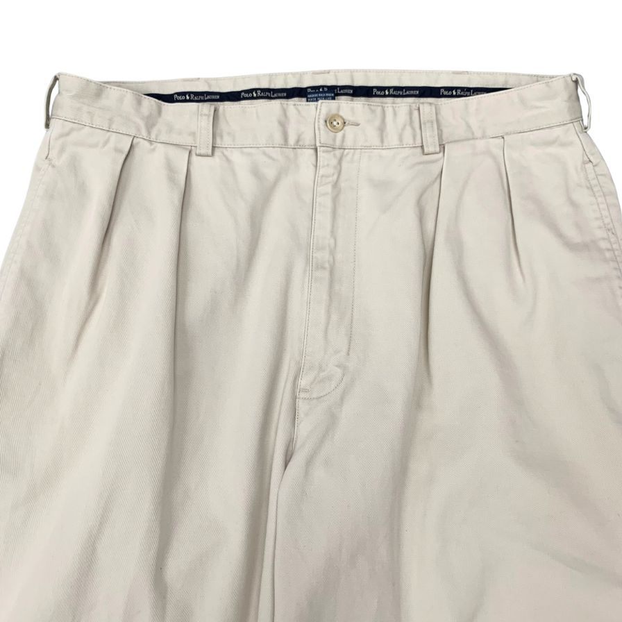 ポロラルフローレン チノパンツ 90S コットン ベージュ メンズ W36 L32 Polo Ralph Lauren 【AFB49】
