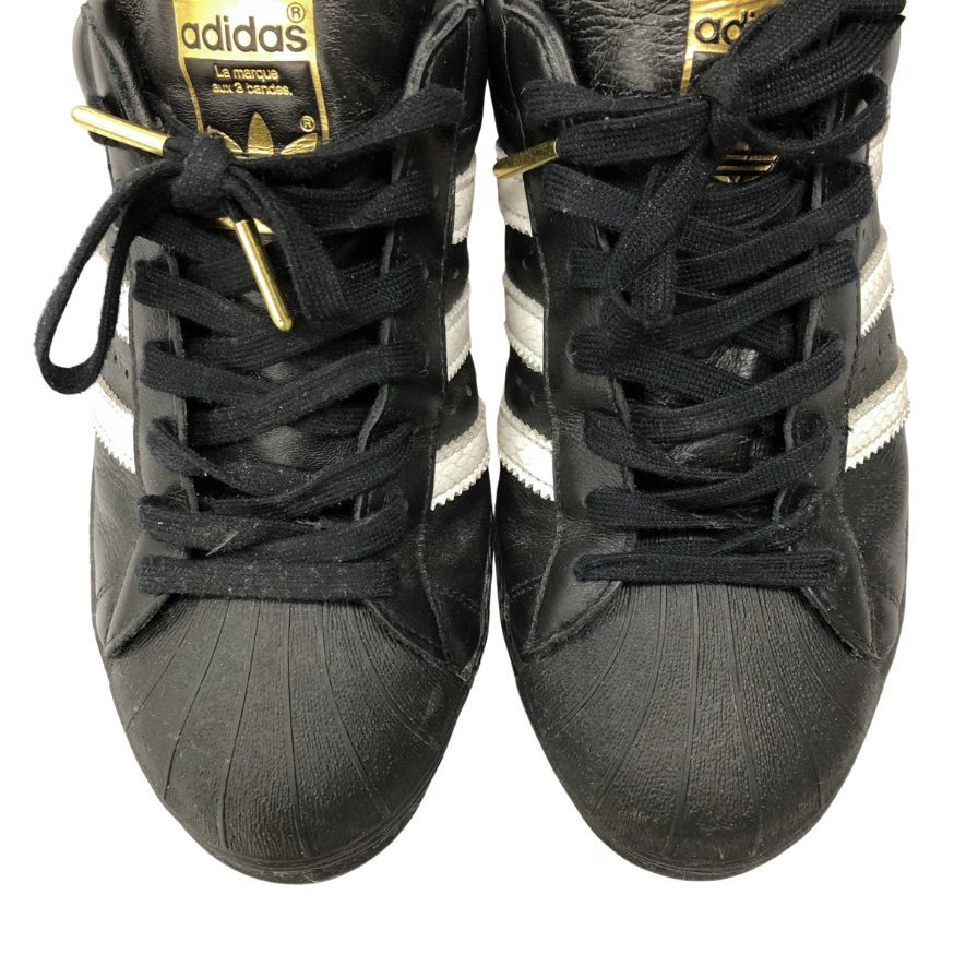 アディダス × アトモス ローカットスニーカー スーパースター レザー ゴアテックス ID3265 別注 ブラック メンズ サイズ27.5cm Adidas Atomos 約27.5cm【AFC3】