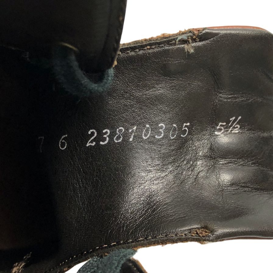 エシュン チャッカブーツ ブラウン メンズ サイズ UK5.5 HESCHUNG 約24.5cm【AFC6】