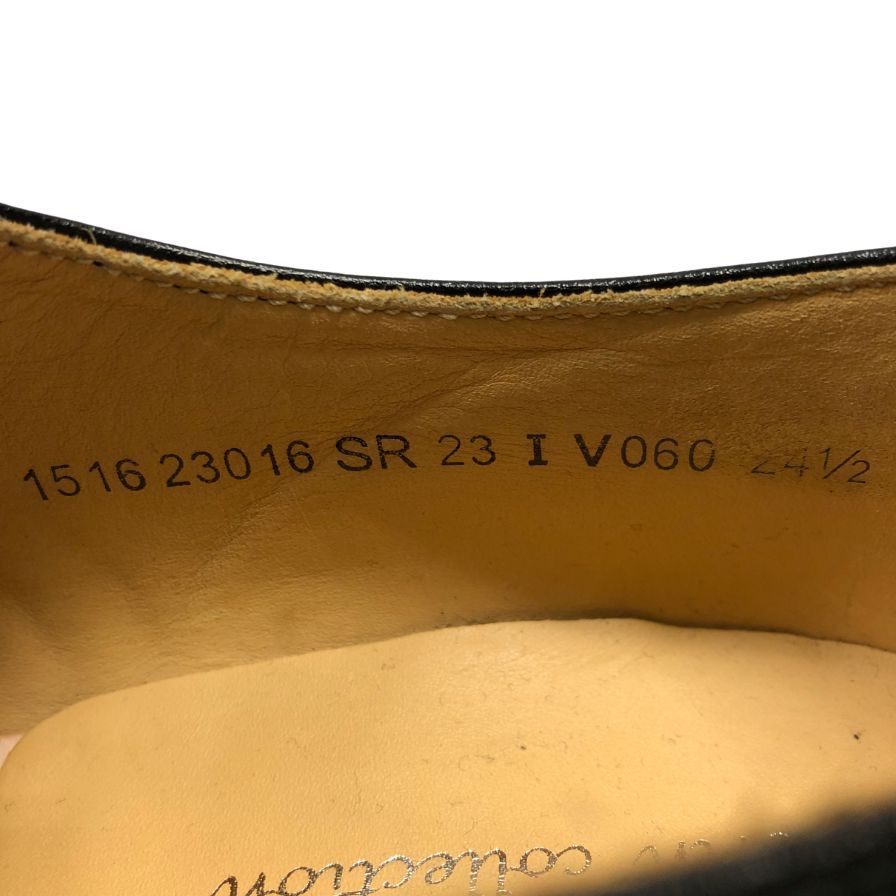 リーガル レザーシューズ ストレートチップ V060 サイズ24.5 メンズ ブラック REGAL 約24.5cm【AFD15】