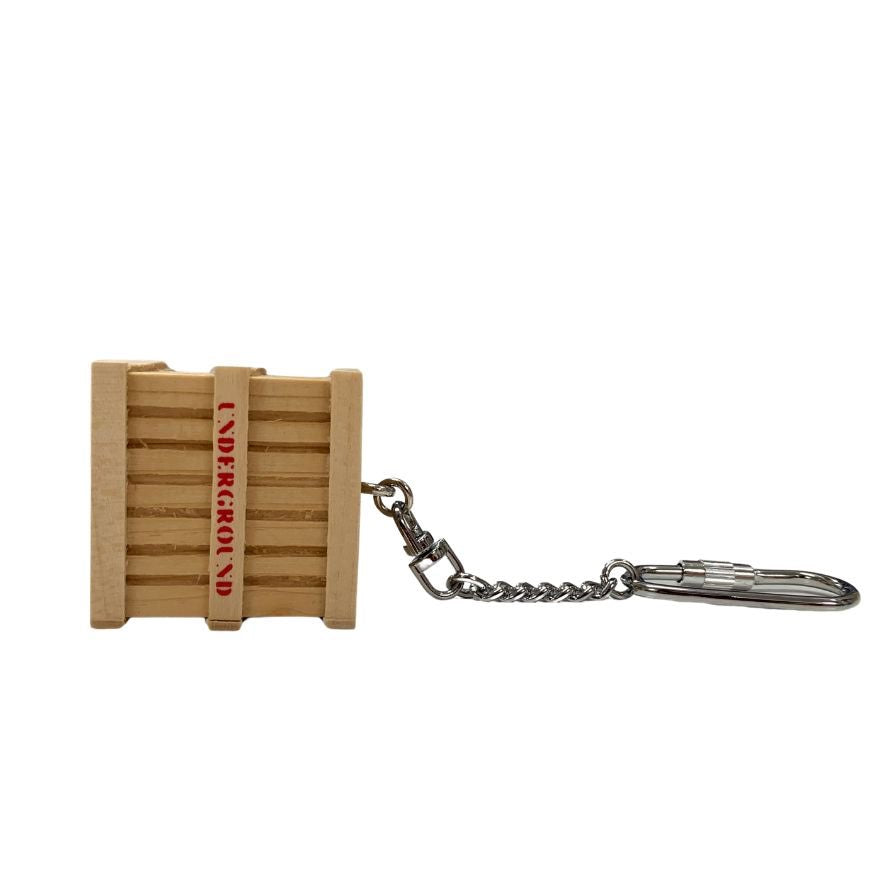 ルイヴィトン 限定ノベルティ 2009 チャーム キーホルダー 木箱 LOUIS VUITTON【AFI11】【中古】