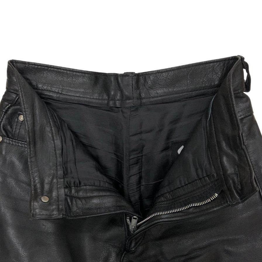ショット レザーパンツ 600 サイズ W28 ブラック SCHOTT 【AFB47】