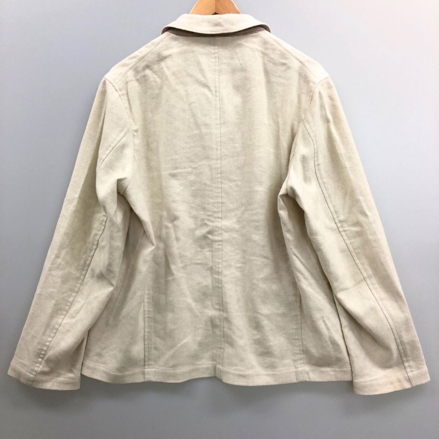 美品◆イレニサ 22AW リラックステーラードジャケット ウール アイボリー メンズ サイズ2 IH-22FW-J016-IC IRENISA 【AFB5】