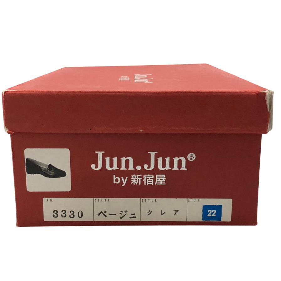 ジュンジュンバイ新宿屋 レザーパンプス レザー 3330 ベージュ サイズ22cm レディース Jun.Jun by shinjukuya 約22.0cm【7-11】