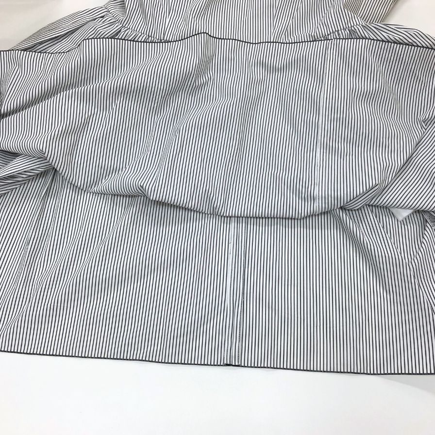中古◆ルネ ティアード ノースリーブ ワンピース ストライプ リミテッド エディション 38 Rene 【AFB30】