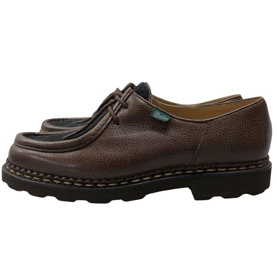 パラブーツ チロリアンシューズ ミカエル ポニー グレインレザー メンズ サイズ42 ブラウン系 PARABOOT MICHAEL ビジネスシューズ 約27.0cm【LA】【中古】