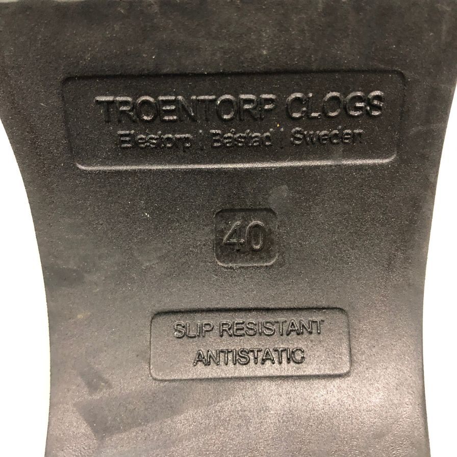 ニードルス トロエントープ ビット レザー サボサンダル サイズ40 メンズ ブラック Needles 約25.0cm【AFC44】