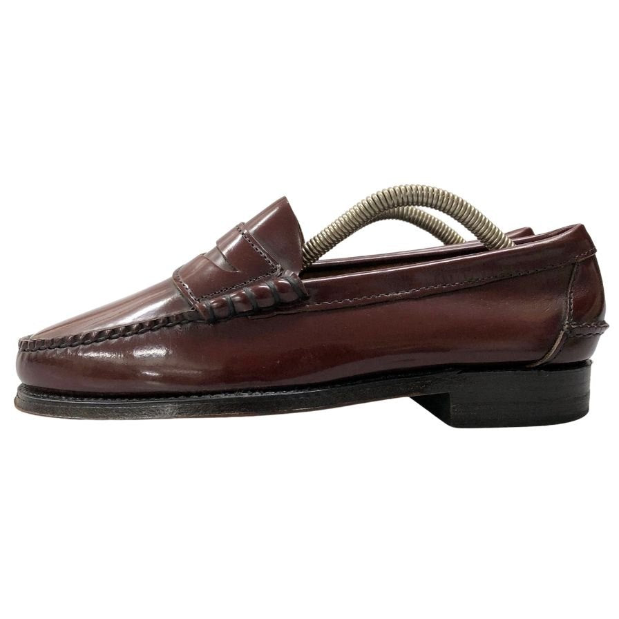 セバゴ コイン ローファー レザー シューズ ペニー USA製 バーガンディ メンズ サイズUS7 SEBAGO 約25.5cm【AFC9】