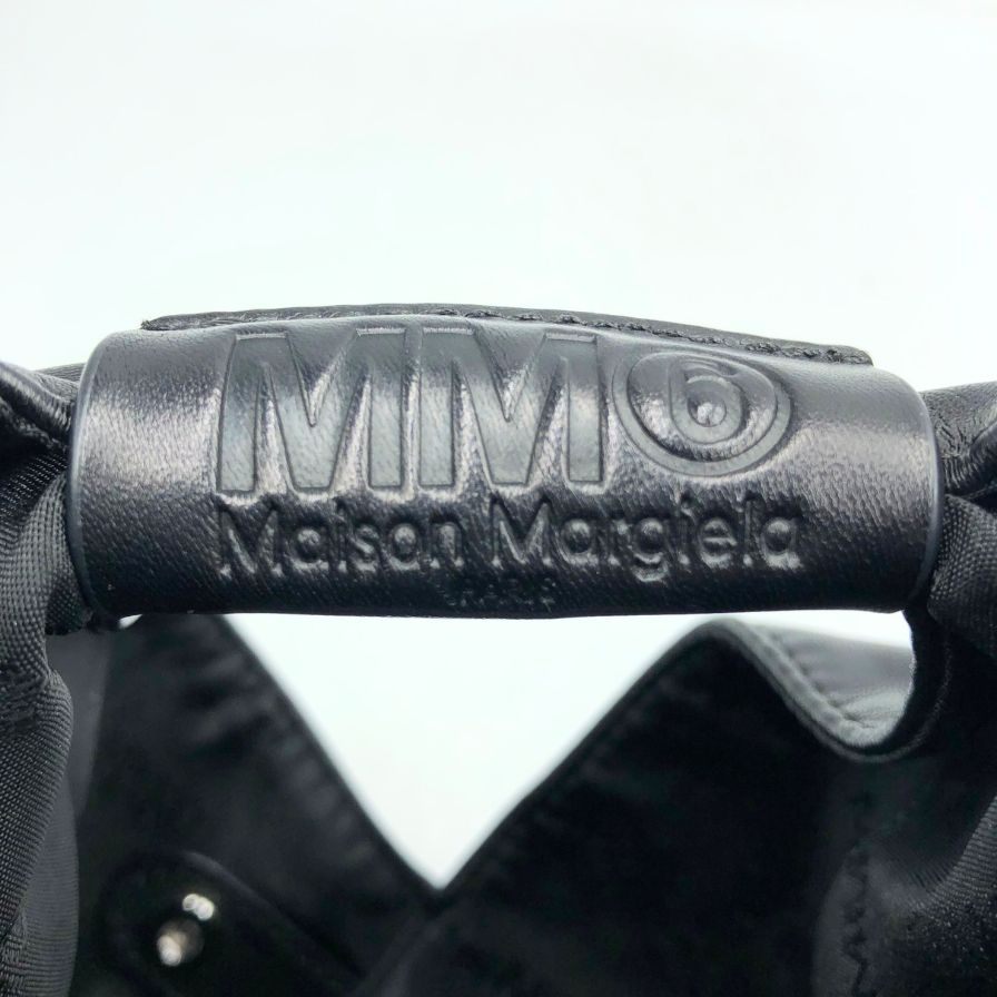 エムエムシックス メゾン マルジェラ ショルダーバッグ ジャパニーズナノレザー ブラック レディース S54WD0106 MM6 Maison Margiela【AFE6】
