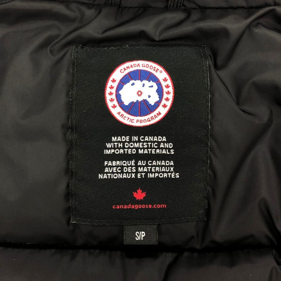 美品◆カナダグース ダウンベスト 2832L ブラック サイズS メンズ CANADA GOOSE 【AFB42】
