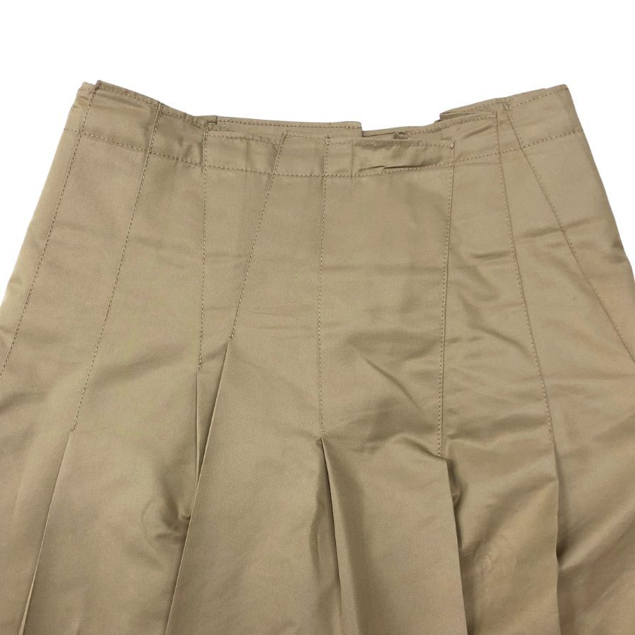 サカイ 22SS コットンギャバジンミックススカート ベージュ レディース サイズ4 22-05949 Sacai【AFB50】