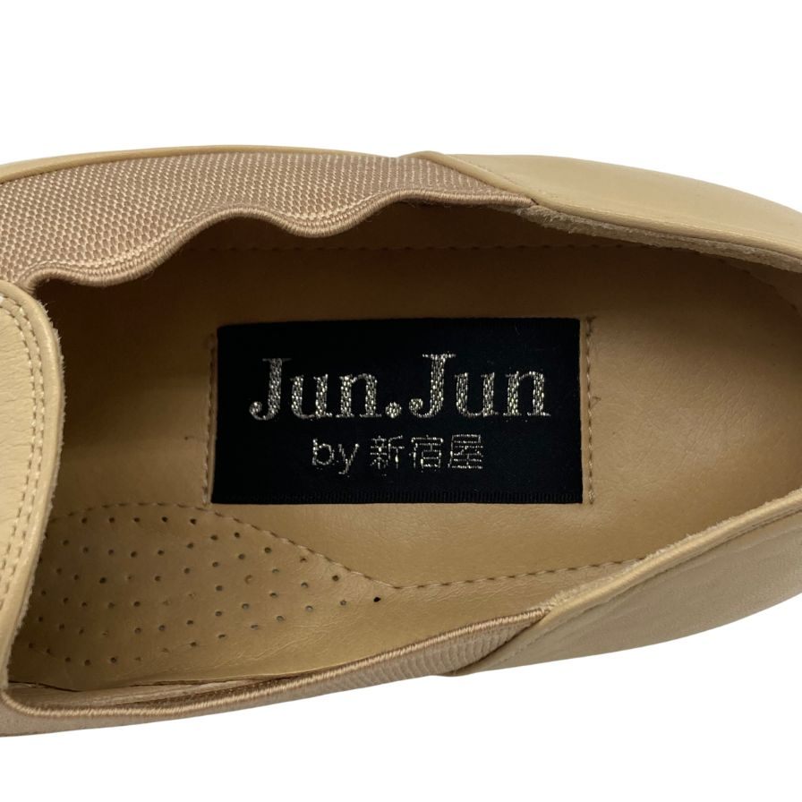 ジュンジュンバイ新宿屋 パンプス レザー 3301 ベージュC レディース サイズ22 Jun.Jun by shinjukuya 約22.0cm【7-8】
