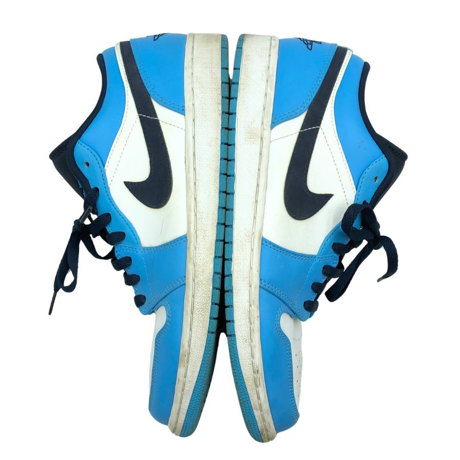 ナイキ ローカットスニーカー エアジョーダン ワン ロー ブルー メンズ サイズ28cm 553558-144 Nike Air Jordan 1 Low 約28.0cm【AFC46】