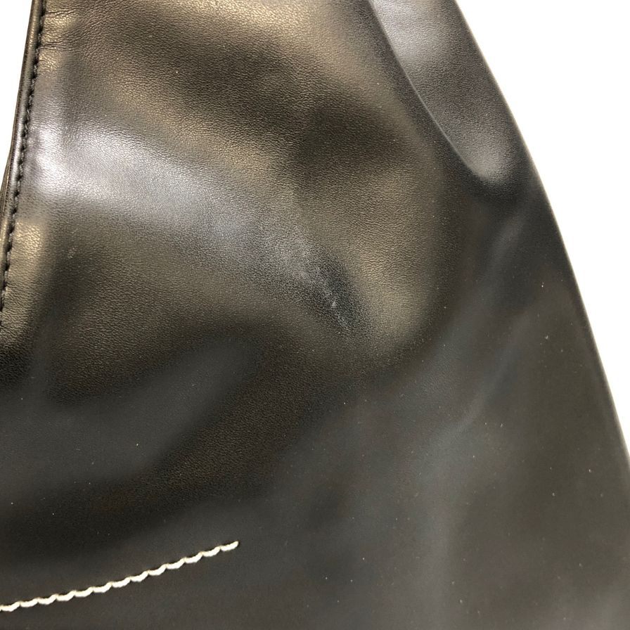 メゾン マルジェラ MM6 ジャパニーズバッグ フェイクレザー ブラック Maison Margiela【AFE4】