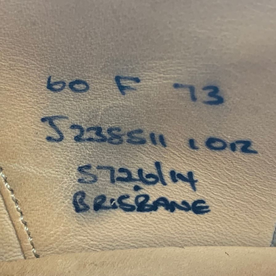 中古◆チャーチ ブリスベン レザーシューズ フルブローグ 75ラスト サイズ65F メンズ ブラック CHURCH'S Brisbane【AFC40】