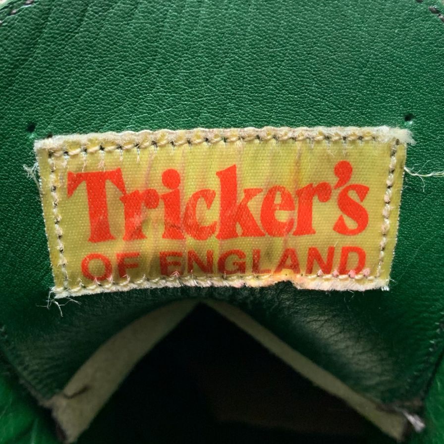 トリッカーズ レザーブーツ M7242 ストレートチップ レースアップ ブラウン メンズ サイズ8 Tricker's 約26.5cm【LA】