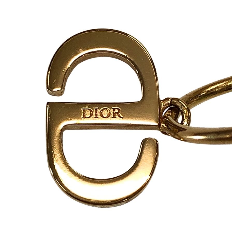 クリスチャンディオール ピアス PETIT CD ゴールド パール ラインストーン DIOR