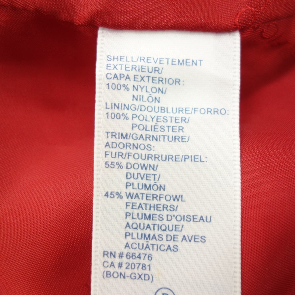 美品◆トミー ヒルフィガー ダウンコート ファー ブラック系 レディース サイズM Tommy Hilfiger【AFA22】