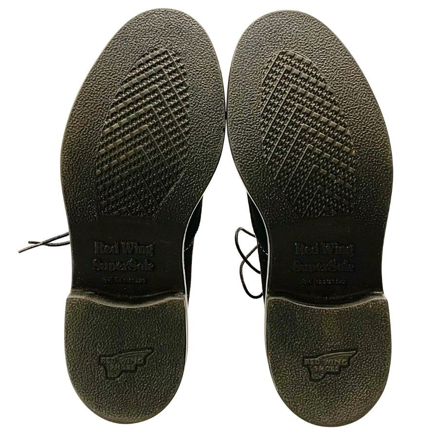 レッドウィング ブーツ 8805 スーパーソール スエード モックトゥ メンズ ブラック サイズUS9.5D REDWING 約27.5cm【AFD8】
