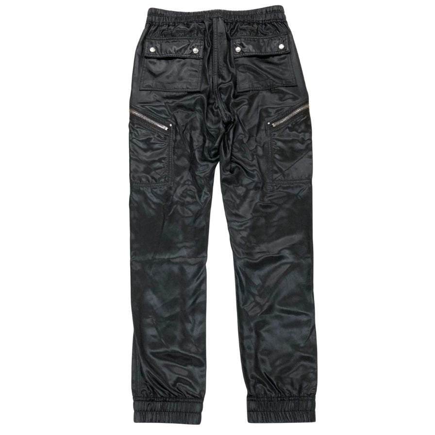 リックオウエンス 20FW ジョガーパンツ レザー ブラック レディース サイズ40 RP20F2306-QLX Rick Owens 【AFB34】