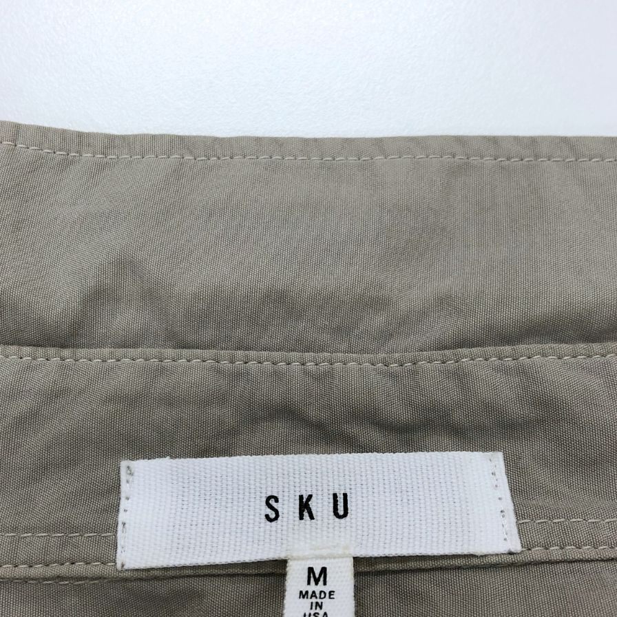 新品同様◆セーブカーキユナイテッド ワークシャツ ベージュ系 Mサイズ SAVE KHAKI UNITED 【AFB1】