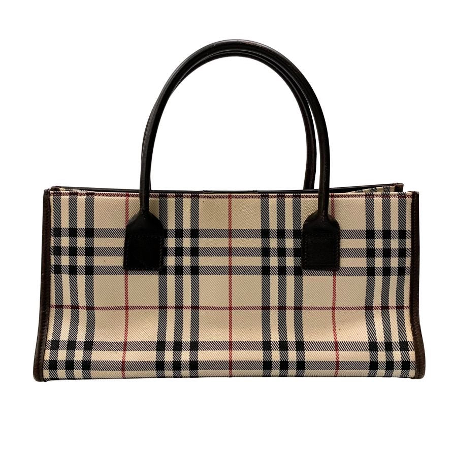 バーバリーノバチェック ミニ トート ハンドバッグ レディース Burberry【AFE1】