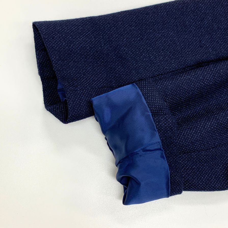 美品◆ロロピアーナ ドリームツイード 鎌倉 メンズサイズ M ブルー系 Loro Piana 【AFB45】