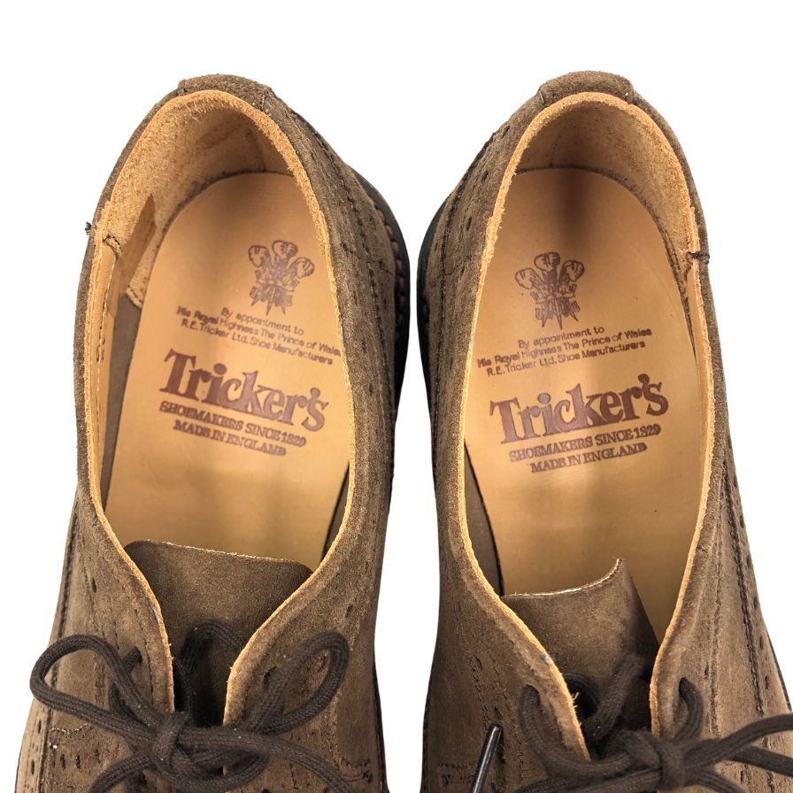 トリッカーズ シューズ リチャード 943692 スエード ブラウン系 サイズ8.5 メンズ Tricker's 約27.0cm【AFD1】