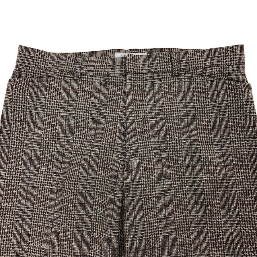 ナチュラルフィットパンツ ウールパンツ チェック柄 レディース サイズ73 NATURAL FIT PANTS 【AFB40】