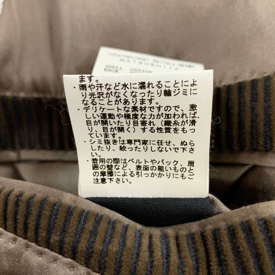 美品◆タカヒロマツシタ×インターナショナルギャラリービームス コーデュロイジャケット コットン サイズ50 ブラウン international gallery BEAMS × Takahiro Matsushita 【AFB48】