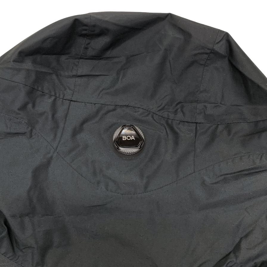 新品同様◆デサントオルテライン アノラックパーカー SCHEMATECH SHIELD PARAHEM ブラック メンズ サイズL DESCENTE ALLTERRAIN 【AFB27】