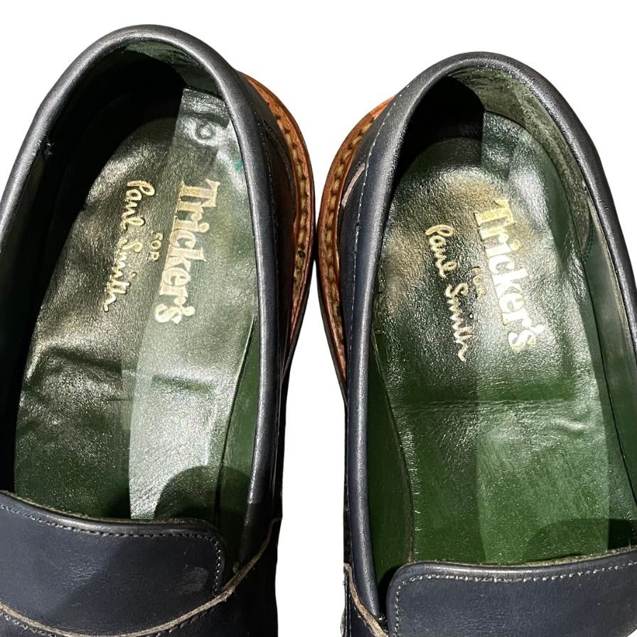 トリッカーズ タッセルローファー ポールスミス別注 M7772 ネイビー メンズ サイズUK7 Tricker’s ローファー 約26.0cm【LA】【中古】