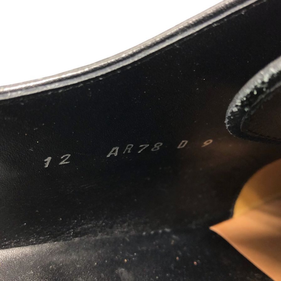 宮城興業 レザーシューズ プレーントゥ メンズ ブラック サイズ9 MIYAGI KOGYO 約27.0cm【AFC2】