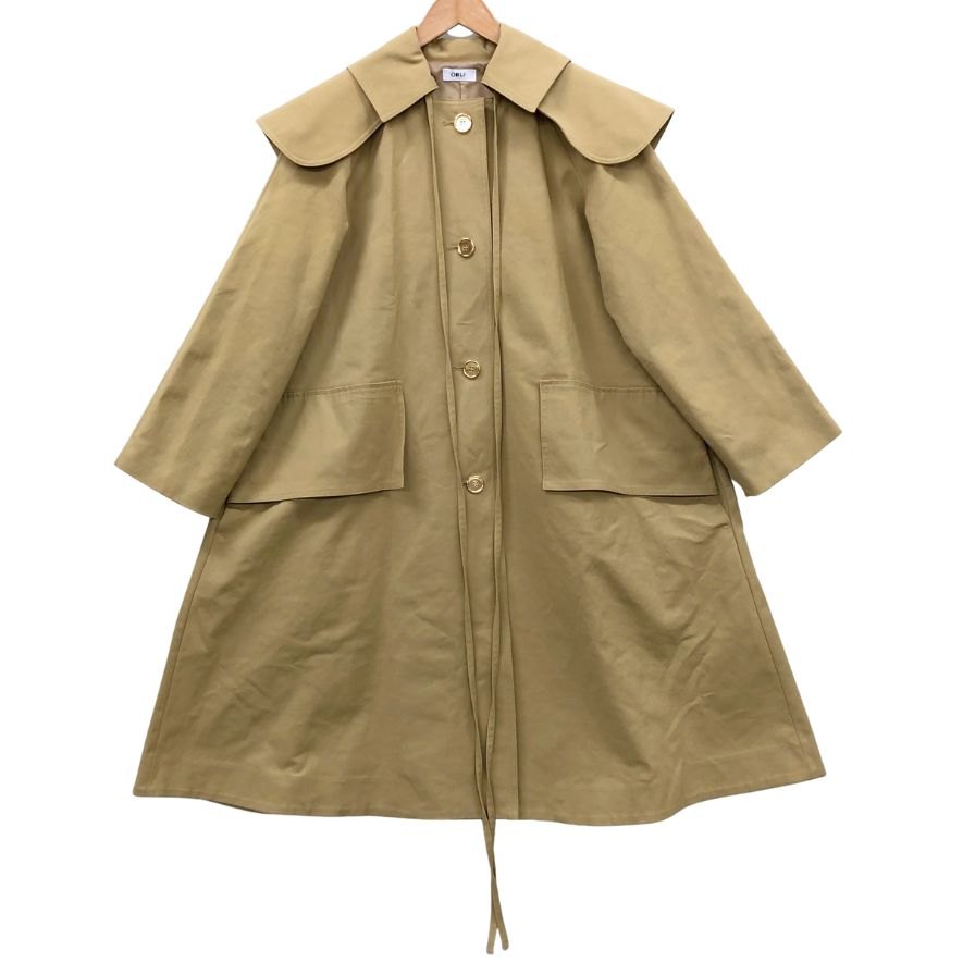 美品◆オブリ スプリングコート ベージュ レディース サイズ1 OBRI 【AFF24】