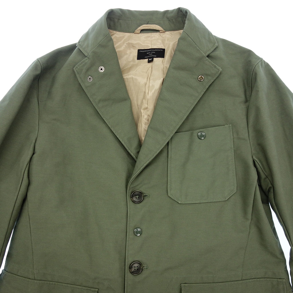 エンジニアードガーメンツ フリークスストア別注 チェスターコート ポリエステル&コットン カーキ系 サイズM Engineered Garments for FREAK'S STORE【LA】
