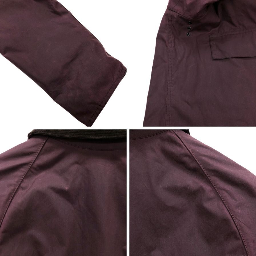極美品◆バブアー スペイ オイルドジャケット ボルドー メンズ サイズM Barbour 【AFB39】