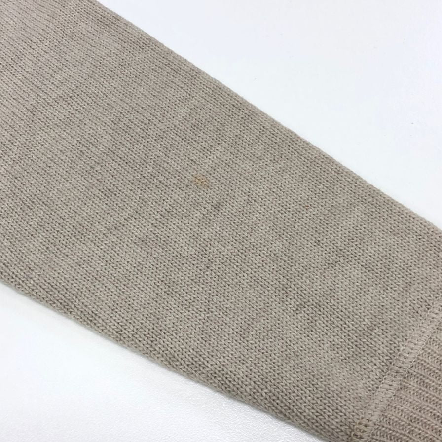 中古◆バフィー ウール リネン 混合 クールネック ニット メンズ サイズ 44 ブラウン系 BAFY 【AFB28】