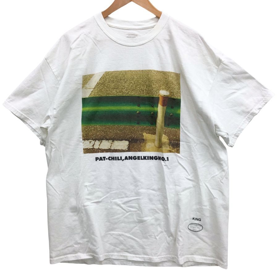 極美品◆タンタン Tシャツ プリント メンズ ホワイト XLサイズ TANGTANG 【AFB47】
