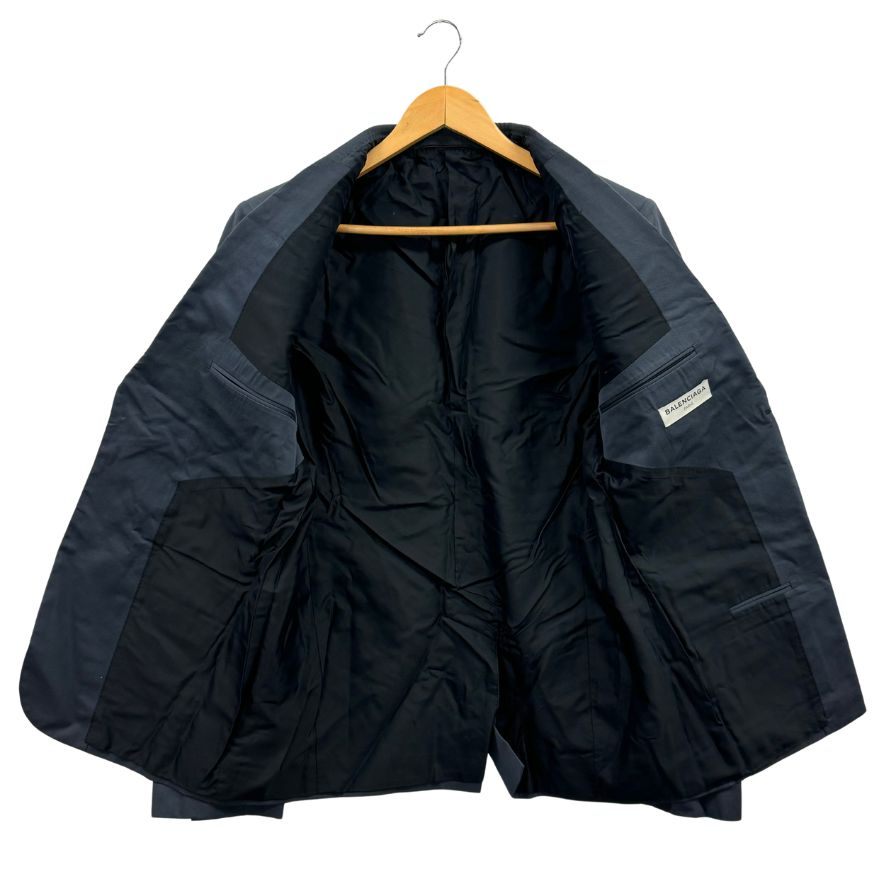 中古◆バレンシアガ 13AW テーラードジャケット 2B シングル ネイビー メンズ サイズ50 339889 BALENCIAGA 【AFB38】