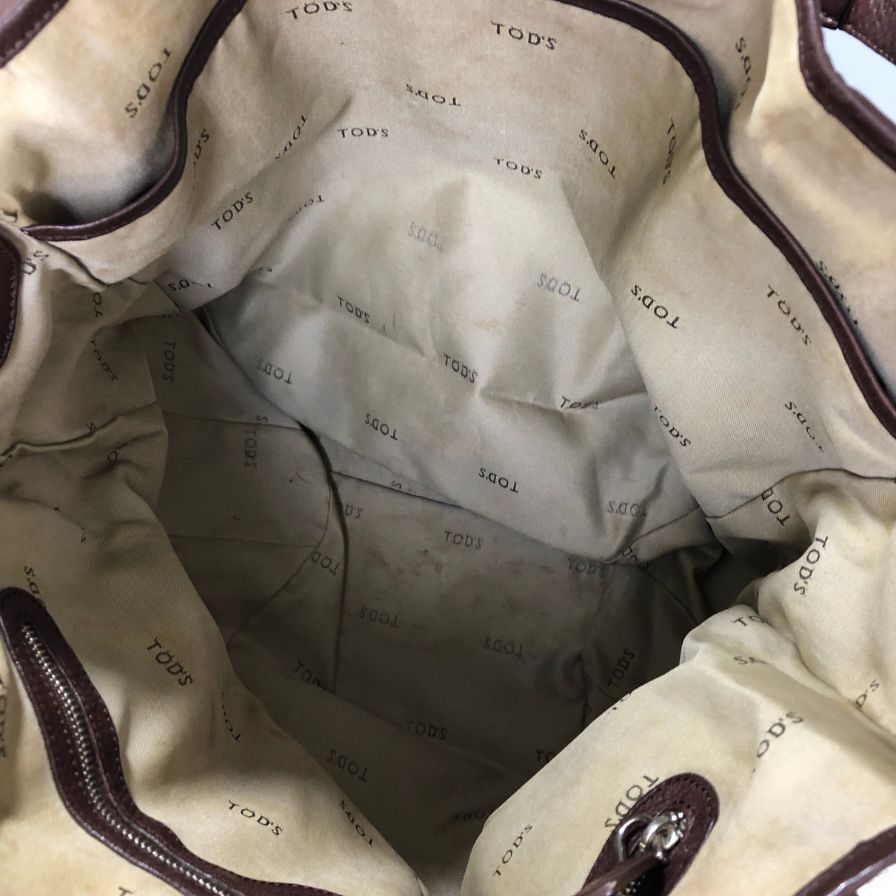 トッズ Gライン 2way ショルダーバッグ トートバッグ グレー TODS【AFE8】