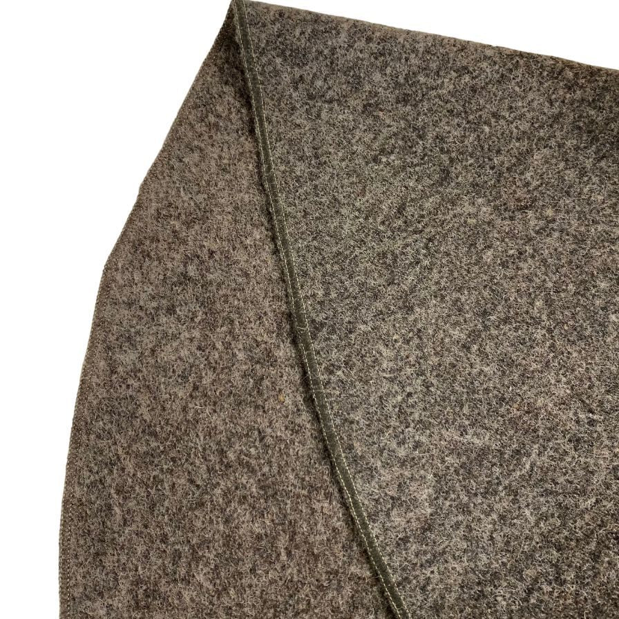 中古◆ベース ウールジャケット ラナウール ツイード 切替 ブラウン レディース サイズM vece 【AFB40】