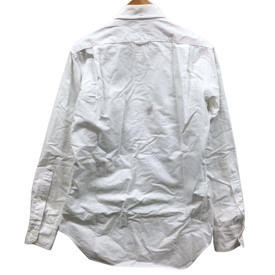 美品◆トムブラウン ボタンダウンシャツ コットン サイズ2 メンズ ホワイト THOM BROWNE 【AFB45】