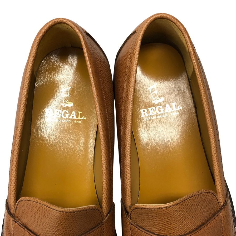 リーガル ローファー 2640 コインローファー サイズ27cm ブラウン メンズ REGAL 約27.0cm【AFD1】